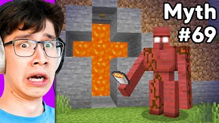 Testing 100 Scary Minecraft Myths in 24 Hours [upl. by Enirtak]