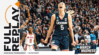 UConn vs NC State 2022 NCAA womens Elite Eight  FULL REPLAY [upl. by Wilmott]