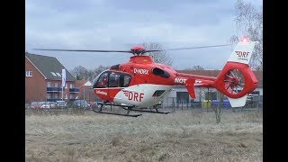 Rettungshubschrauber Christoph 64 Angermünde DHDRX  Landung  Start in VeltenGrün [upl. by Amle125]