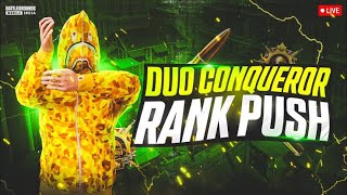 DUO RANK PUSH 🔥🚀 day1  ROAD TO 3k 🏆  PLAYING WITH RANDOM ❤️💞 bgmilive shortfeed rankpush [upl. by Ellezig]