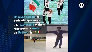 DONOVAN CARRILLO De PATINAR en centros comerciales a representar a MÉXICO en BEIJING 2022 [upl. by Sivla]