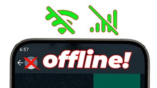 How To Appear Offline On WhatsApp When youre online [upl. by Eolc]