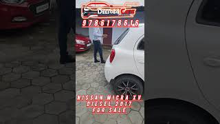 Nissan Micra XV Diesel 2017 For Sale 🔥 DEERAA CARS 👑 Coimbatore automobile racing preownedcars [upl. by Ahsha]