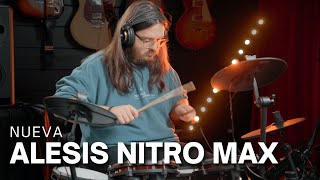 La mejor batería electrónica para todos los niveles Alesis Nitro Max [upl. by Neelyahs]