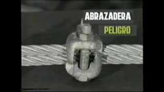 Utilización de eslingas de cables de acero cadena y poliéster Parte 2 [upl. by Eromle]