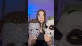 Every mask I bedazzled this Halloween 🎃 diy halloween [upl. by Ikcin857]