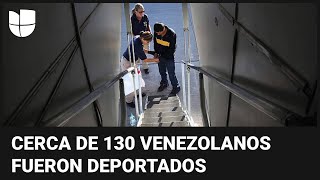 Llega a Caracas el primer vuelo con venezolanos deportados de EEUU tras acuerdo entre Biden y Maduro [upl. by Yrannav778]