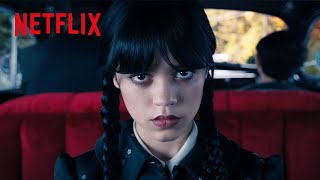 Wednesday Addams Being The Ultimate Mood  Wednesday  Netflix [upl. by Anzovin]