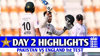 Pak vs Eng 1st Test Day 2 2024 Highlights  Pakistan vs England 1st Test Day 2 Highlights [upl. by Yesnnyl761]