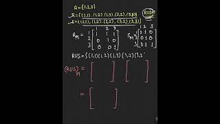 Union of relation  discrete mathematics  shorts   maths  short videos [upl. by Norita]