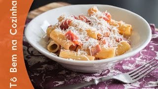 RIGATONI allAMATRICIANA  Receita de macarrão a amatriciana Episódio 150 [upl. by Margeaux]