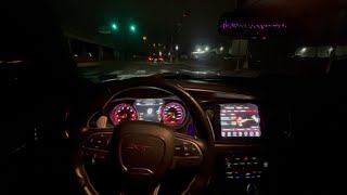 HELLCAT CHARGER BACKFIRES EXTREMELY LOUD 11PM [upl. by Lemrej]