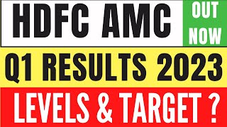 HDFC AMC Q1 RESULTS 2023  HDFC AMC SHARE NEWS  HDFC AMC SHARE PRICE  HDFC AMC SHARE TARGET [upl. by Reeher668]