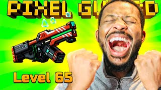 WE FINALLY HIT MAX LEVEL 65 l Pixel Gun 3D [upl. by Epolenep]