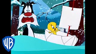 Looney Tunes  Finding Food in the Snow Storm  Classic Cartoon  WB Kids [upl. by Schrader100]