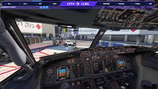 MSFS LIVE 🔴 Tivat  Tel Aviv  PMDG Boeing 737800  Vatsim  EL AL Virtual [upl. by Ripp848]