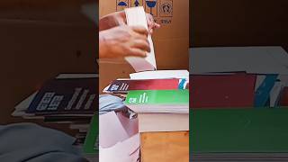 How to bindings notebook with separator notebook bookbinding engravingviralvideo [upl. by Lipfert904]