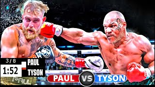 Mike Tyson VS Jake Paul Full Fight HIGHLIGHTS Released  Netflix 2024 [upl. by Ecirum945]