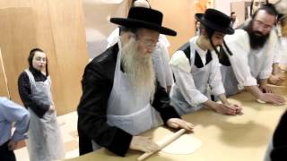 Nikolsburg Rebbe baking Matzos [upl. by Lalat]