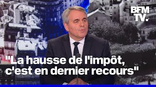 Linterview de Xavier Bertrand sur BFMTV en intégralité [upl. by Oeflein]