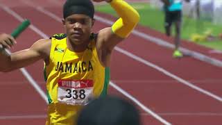 CARIFTA Games 2024 Grenada  Boys 4x400 Meter Relay Under 17 Final [upl. by Gemini752]