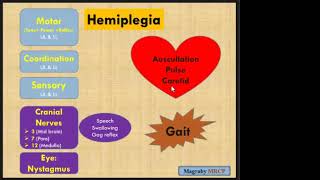 Neurology Examination MRCP PACES Lecture 8 Hemiplegia part 1 [upl. by Pierrette]