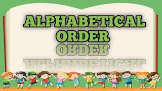 Alphabetical order alphabetical order for grade 3 alphabetical order for kids arrange words [upl. by Nylzaj642]