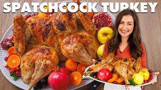 Easy Spatchcock Turkey Recipe  Perfect for Thanksgiving [upl. by Incrocci]