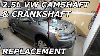 2013 25L VW Jetta SE Camshaft amp Crankshaft Position Sensor Replacement [upl. by Misa]