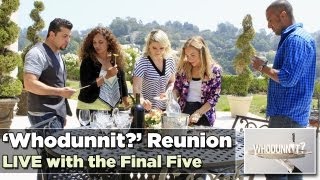 LIVE Whodunnit Reunion with The Final Five Including the Killer and Winner  82013 [upl. by Rhoda66]