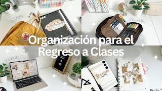 Organización para el Regreso a Clases mochila libretas compras [upl. by Otnas]