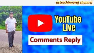 Comments Reply  CR2124  DINDIGUL PCHINNARAJ ASTROLOGER INDIA [upl. by Lessard972]