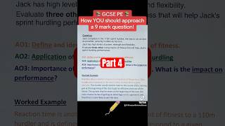 Part 4 How GCSE PE students should respond to a 9 mark question fyp shorts education pe gcse [upl. by Asilem801]