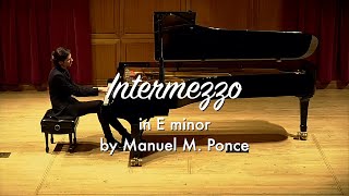 Intermezzo in E minor by Manuel Ponce [upl. by Maisie]