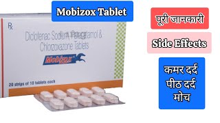 Mobizox Tablet uses and side effects information in Hindi Chlorzoxazone  Diclofenac  Paracetamol [upl. by Dilisio]