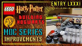 I FIXED Many Things in the Great Hall  LEGO Harry Potter MOC Series  Entry 81 [upl. by Anikas]