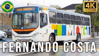 Avenida Fernando Costa Mogi das CruzesSP  Movimentação de Ônibus 886 [upl. by Yancey]