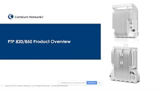 Cambium Networks PTP820 Overview [upl. by Ogirdor]