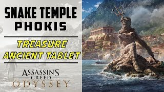 Snake Temple Phokis  Location of Treasure amp Ancient Tablet  ASSASSIN’S CREED ODYSSEY [upl. by Cynde]