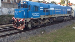 Tren Nº 268 quotEl Cordobésquot Con GT22 A923 acelerando al 8 rumbo a Retiro [upl. by Simonne172]