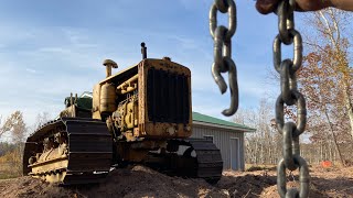 The Caterpillar RD6 quotTorque Monsterquot Broke Its Chain amp Is Pulling Trees Over Again [upl. by Liliane988]