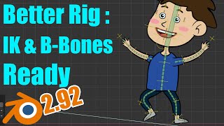 Inverse Kinematics Grease Pencil Rig with Rigify amp Bendy Bones [upl. by Foushee]