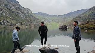 breathtaking beauty of Changu Lake also known as Tsomgo Lake located at an altitude of 12310 feet [upl. by Siduhey]