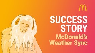 Adglow amp McDonald´s  Weather Syncing Social Ads [upl. by Oren]