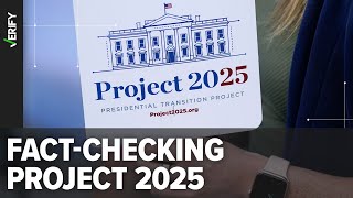 Factchecking viral claims about Project 2025 [upl. by Ellord]