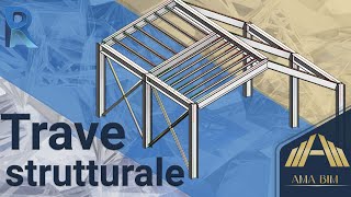 Revit tutorial ita Trave strutturale [upl. by Ardaed]