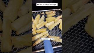 Mandioca frita na airfryer receita airfryer receitanaairfryer dicas short shorts [upl. by Airtemak]