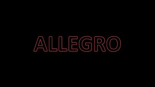 Allegro  ABRSM Grade 6 [upl. by Hemetaf]