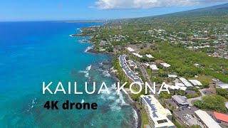 4k Drone Big Island Hawaii Kailua Kona [upl. by Eniortna]