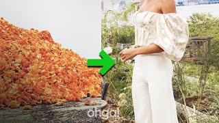 Creano tessuti dalle bucce darancia lidea sostenibile e innovativa di Orange Fiber [upl. by Winwaloe]